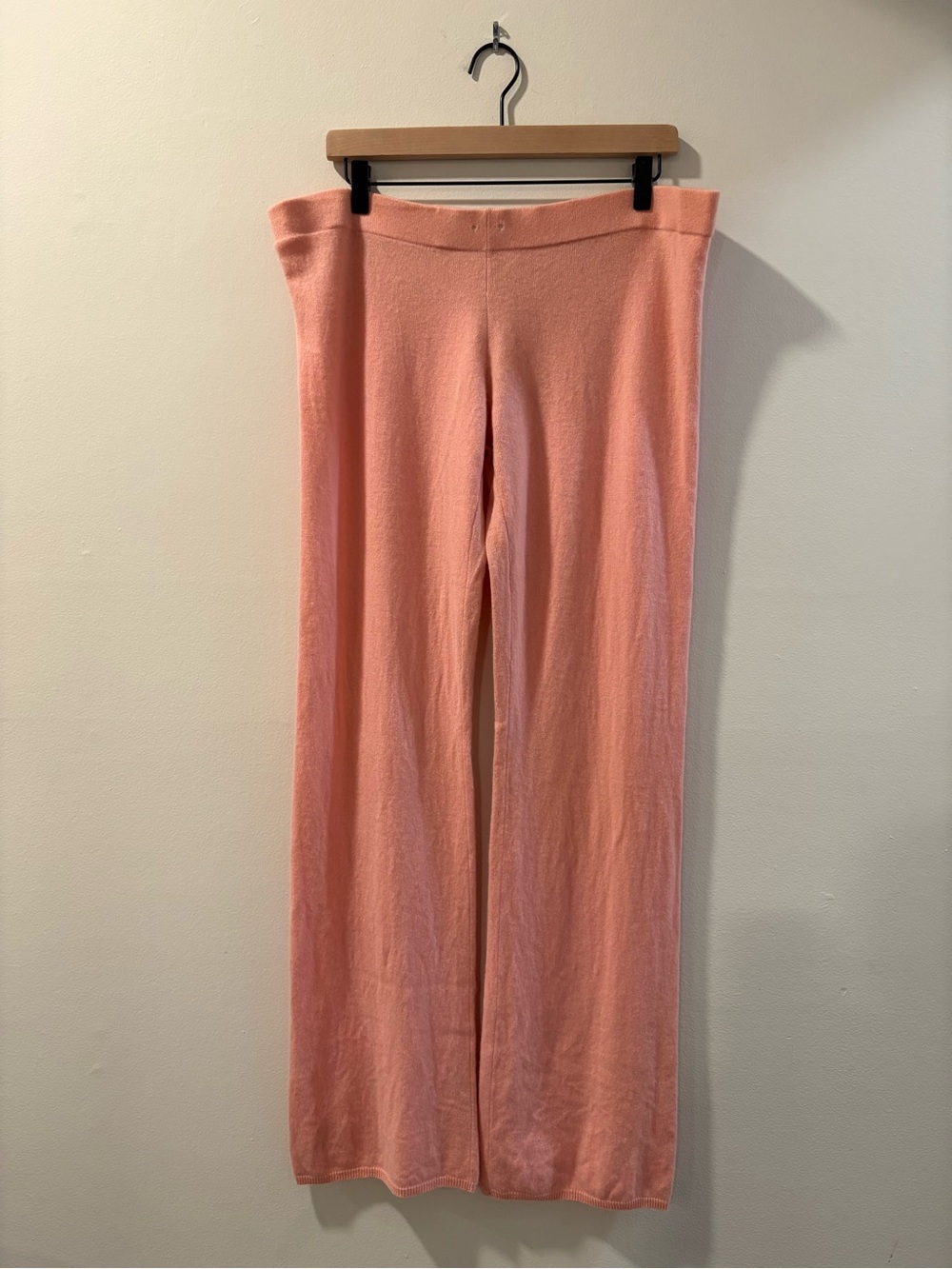 Rare Vintage Y2K Juicy Couture pink wide leg cashmere pants
